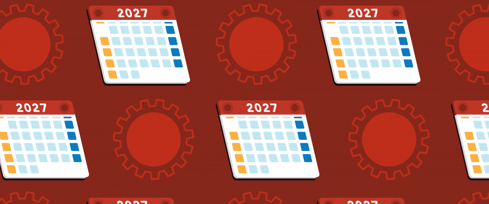 Le calendrier 2027 Le calendrier 2027