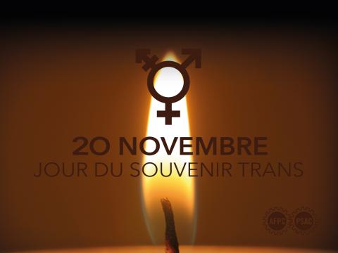 Le 20 novembre marque la Journée du souvenir trans