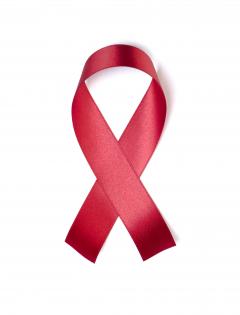 le ruban rouge de la Journée mondiale du sida 