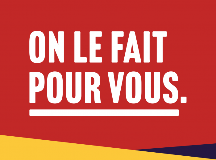 On le fait pour vous