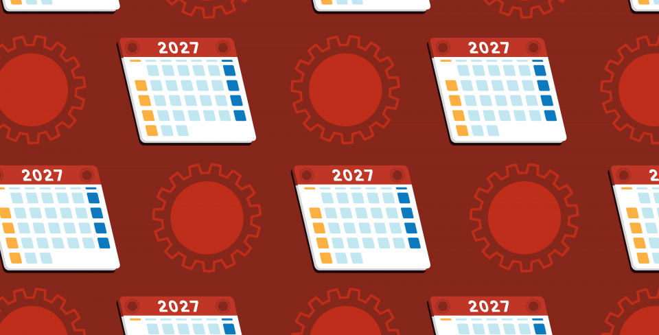 Le calendrier 2027 Le calendrier 2027
